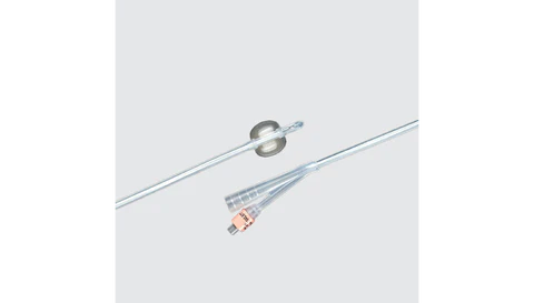 Lubri-sil I.c. Infection Control 2-way 100% Silicone Foley Catheter 12 Fr 5 Cc Coude Tip