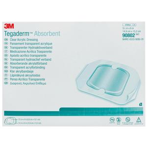 Tegaderm Clear Absorbent Acrylic Dressing 4-2/5" X 5" Oval