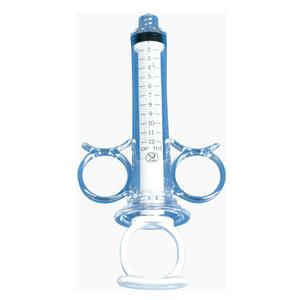 Deroyal Angiographic 3-ring Control Syringe, 12 Ml, Male Rotator