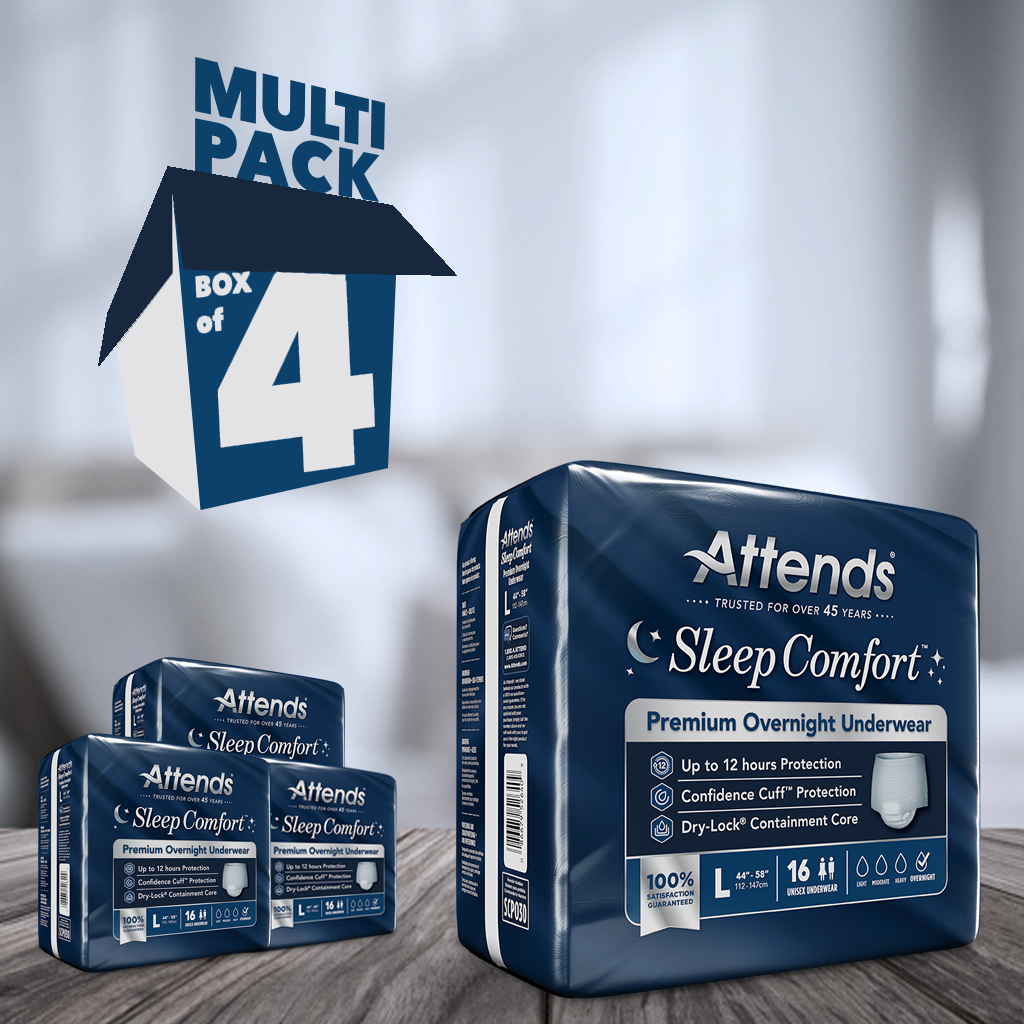Attends Sleep Comfort™ Premium Overnight Underwear, Large