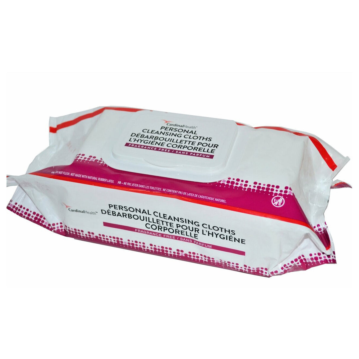 Cardinal Health Personal Cleansing Cloth, Non-flushable, Fragrance Free