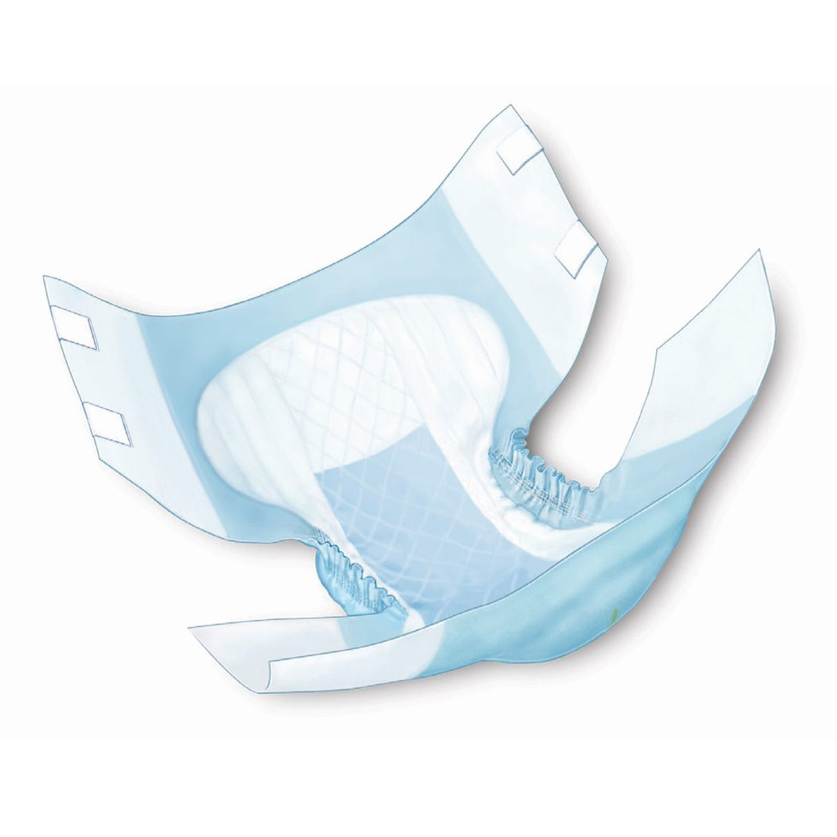 Wings Plus Quilted Brief With Breatheeasy Technology, Large, 45" - 58"