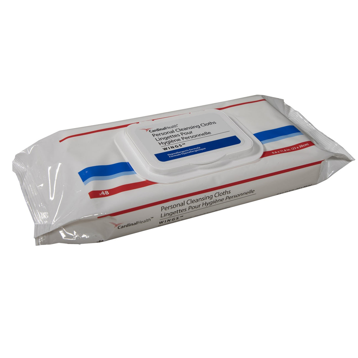 Cardinal Health Personal Cleansing Cloth, 8.6" X 11.8" - Softpack
