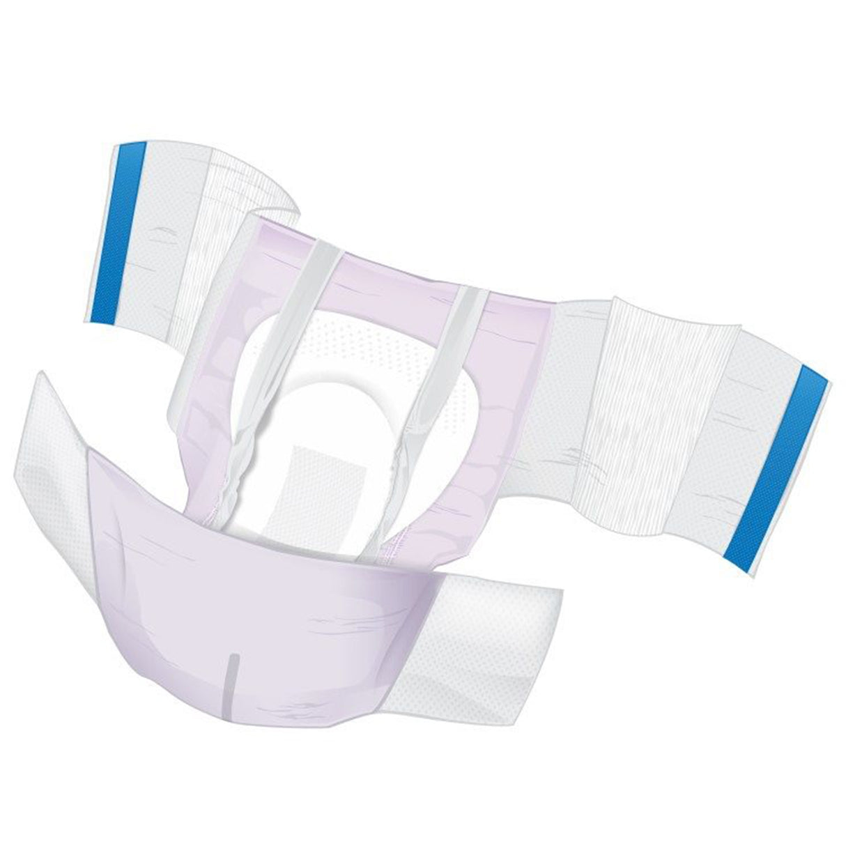 Adult Stretch Brief, Wings Plus - Heavy Absorbency, Size 1 (m/r) - Waist Size 32" - 54"