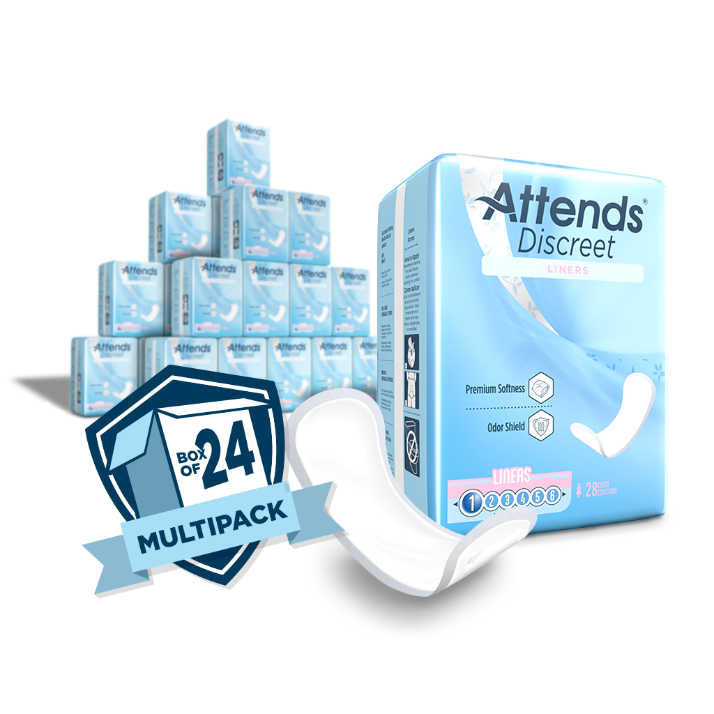 Attends Discreet Women's Panty Liners