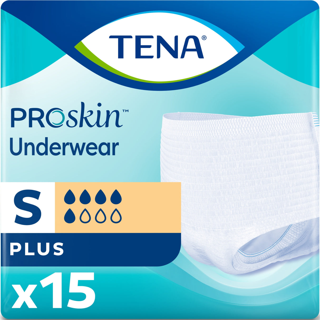 Tena Protective Underwear Plus, Small, 25"- 34"