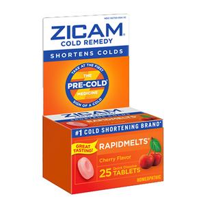 Zicam Cold Remedy Rapidmelts, Cherry, 25 Ct.