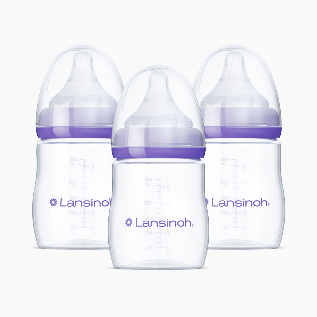 Lansinoh Breastmilk Storage Bottles, 8 Oz
