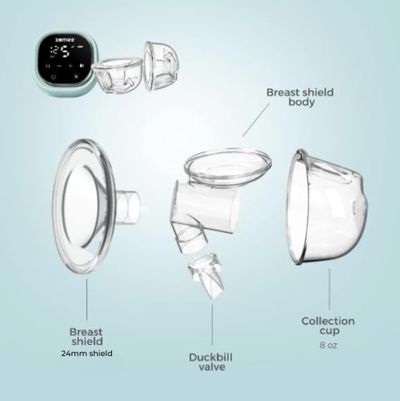 Zomee Silicone Hands-free Collection Cups (pair Of Two)