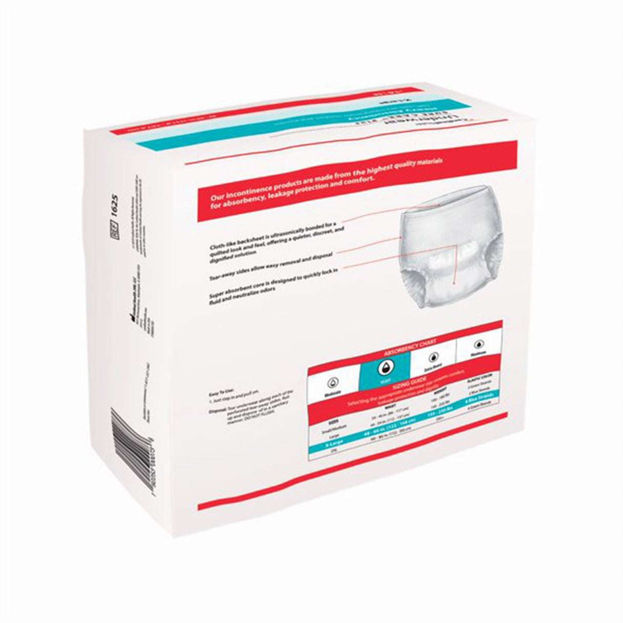 Cardinal Health, Underwear, Sure Care Plus, Large, 44" - 54"