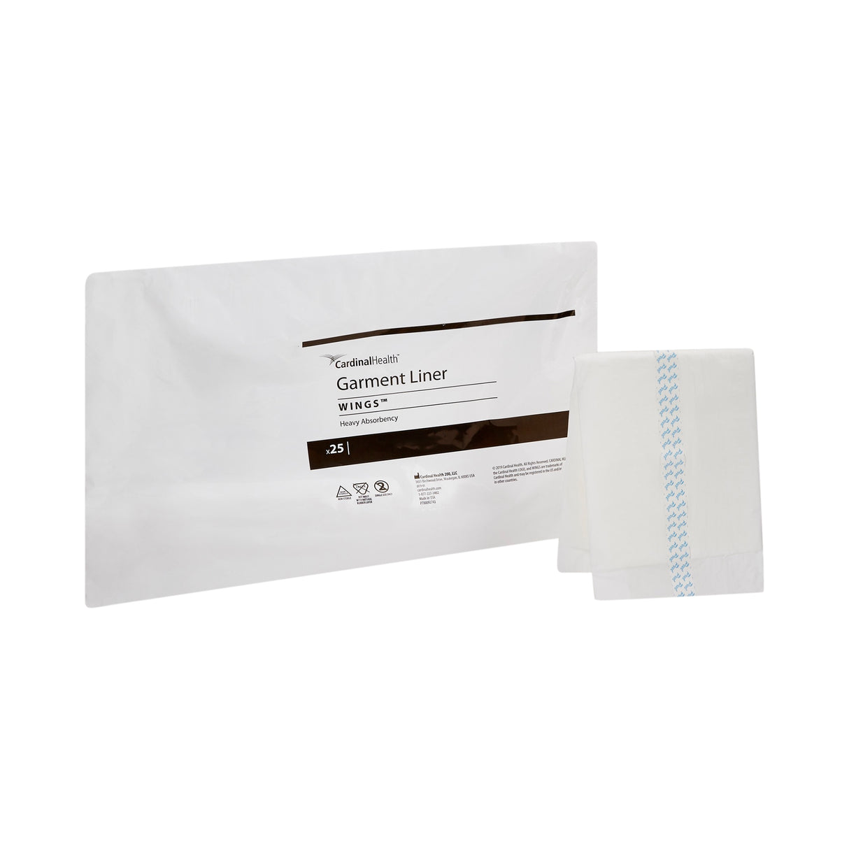 Cardinal Health, Garment Liner, Wings, Large, 10" X 24"