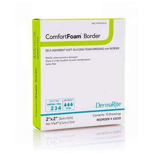 Comfortfoam Silicone Border Foam Dressing
