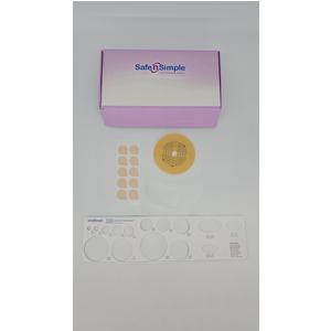 8" Closed One Piece Pouch, Standard Wear, Cut-to-fit, Transparent, With Filter