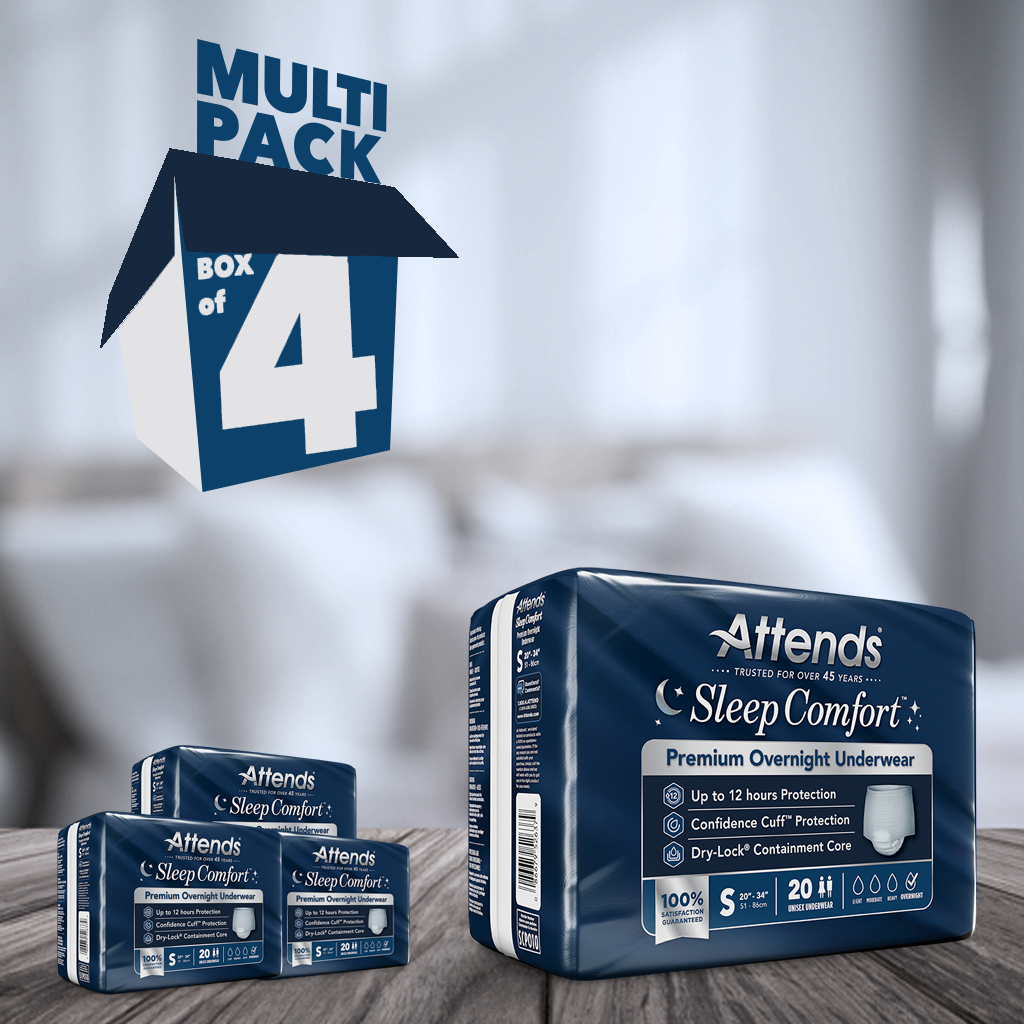 Attends Sleep Comfort™ Premium Overnight Underwear, Small