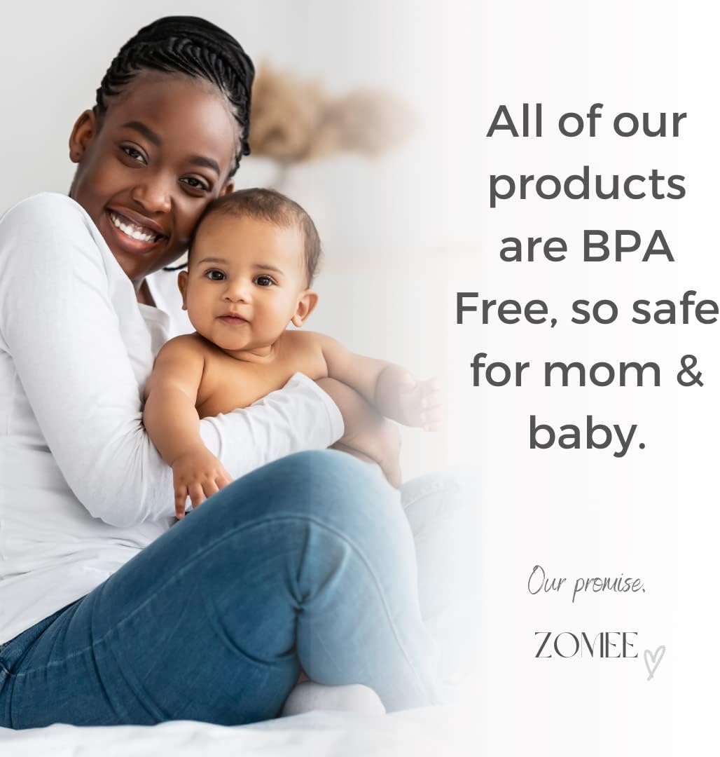 Zomee Silicone Hands-free Collection Cups (pair Of Two)