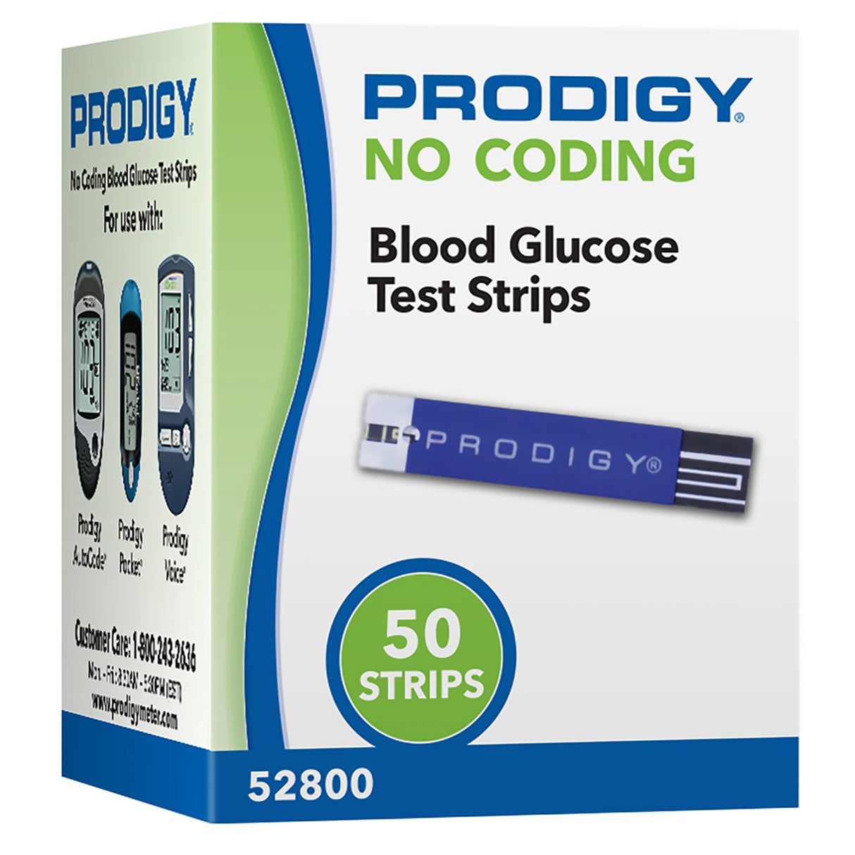 Prodigy No Coding Test Strip Nfrs (50 Count)