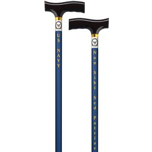 Straight Cane With Fritz Handle, Us Navy