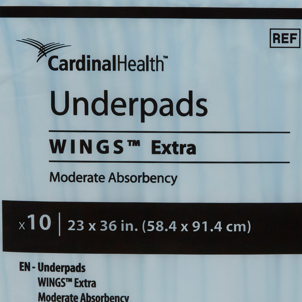 Cardinal Health, Underpads, Wings Extra, 23" X 36"