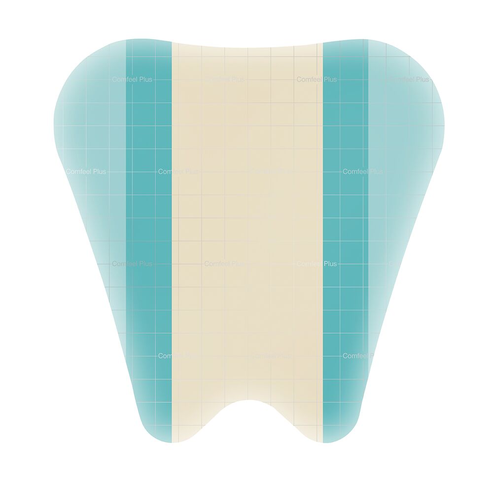 Comfeel Plus Sacral Hydrocolloid Dressing 7" X 8"