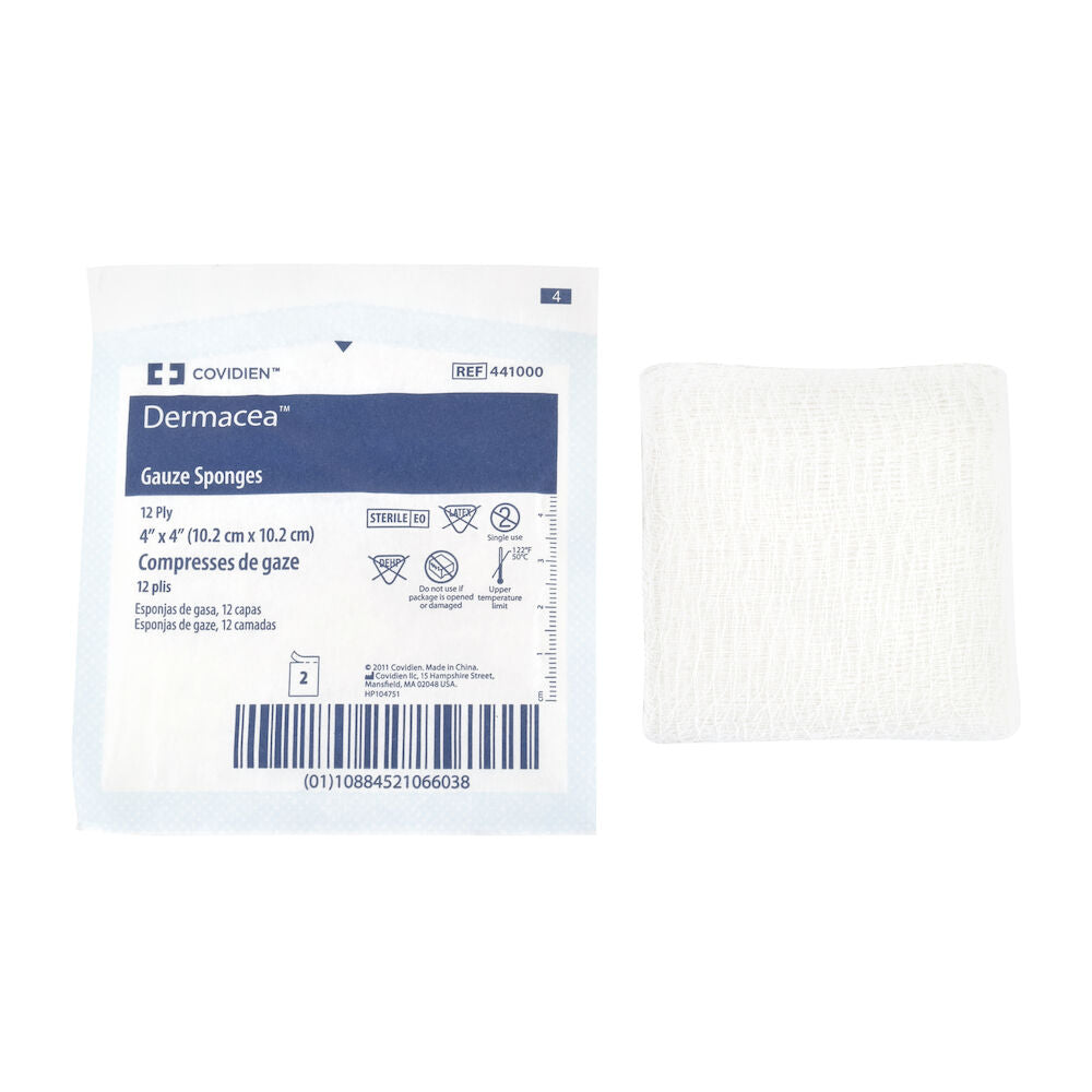 Dermacea Sterile Usp Type Vii Gauze Sponge 4" X 4" - Replaces 55csg44082e