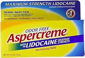 Aspercreme Creme With Lidocaine, 4.7 Oz