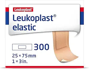 Leukoplast Elastic 1" X 3" Strip, 300 Per Inner Box - Replaces Bi76448000