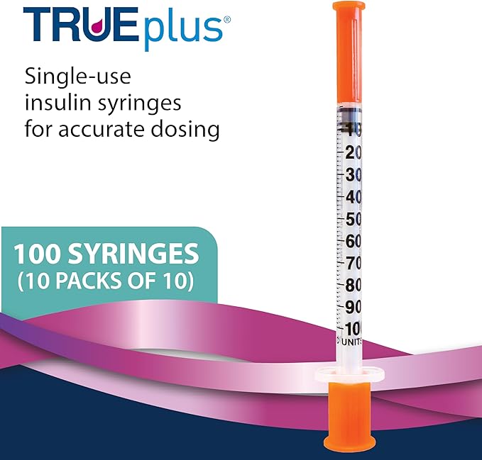 Trueplus Single-use Insulin Syringe, 31g X 5/16", 1 Ml