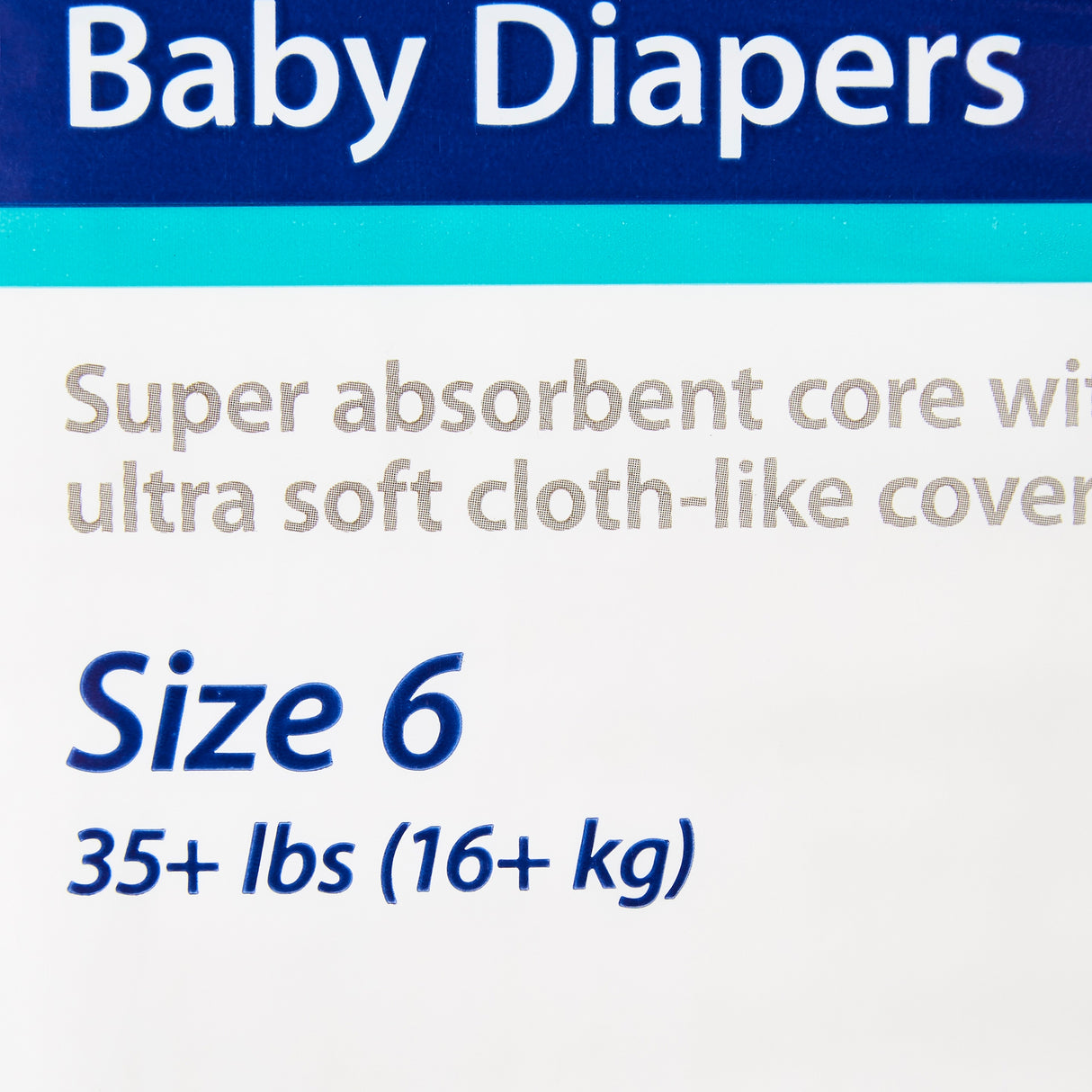 Curity Baby Diapers Size 6, 2x-large Over 35 Lbs.