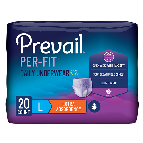 Prevail® Per-Fit® Incontinence Protective Underwear for Women, Large
