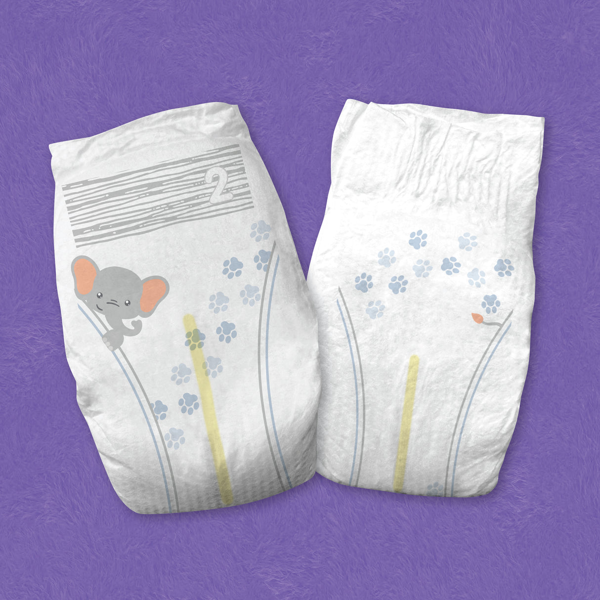 Cuties Complete Care Baby Diapers, Size 2