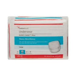 Cardinal Health, Underwear, Sure Care Plus, Large, 44" - 54"