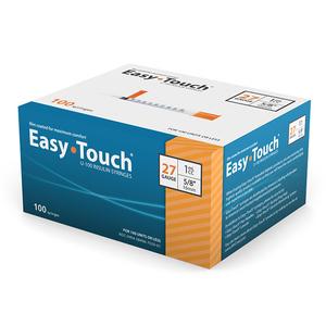 Easytouch Insulin Syringe 27g X 5/8", 1 Ml (100 Count)