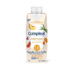 Compleat Peptide 1.0 Vegetable & Fruit Medley Adult Formula, 250 Ml Carton