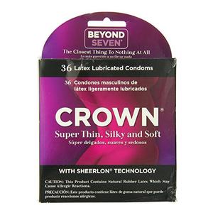 Beyond Seven Crown Condoms 36 Ct