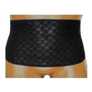 Options Ladies' Brief With Open Crotch And Built-in Barrier/support, Black, Center Stoma, X-large 10, Hips 45" - 47"