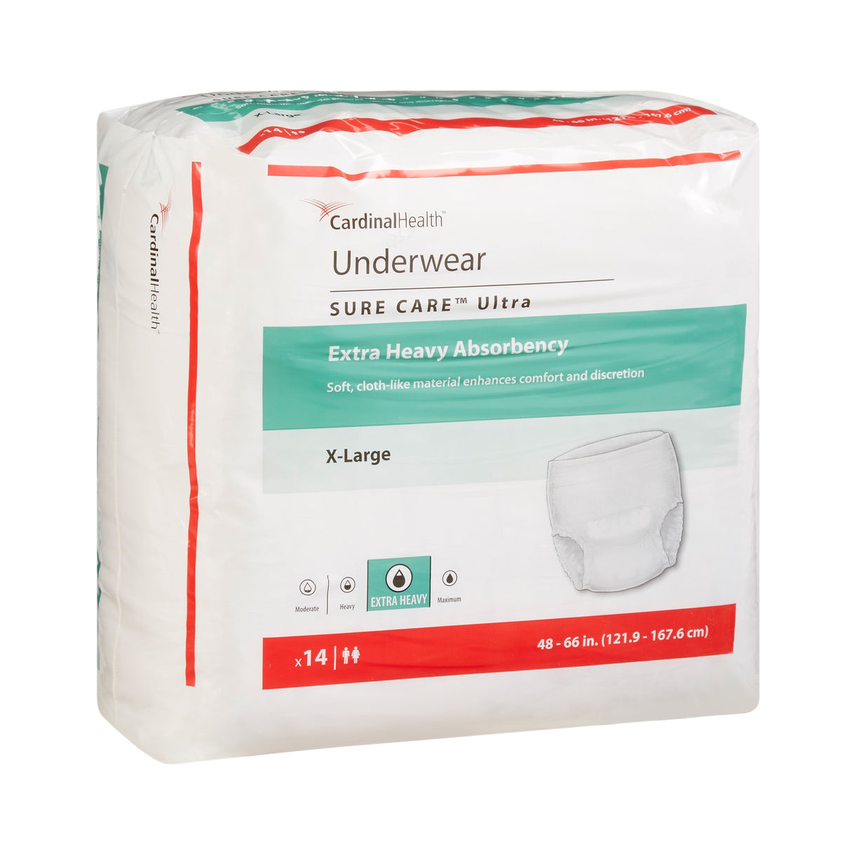 Cardinal Health, Underwear, Sure Care Ultra, X-large, 48"- 66"
