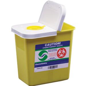 Chemosafety Container With Hinged Lid 2 Gallon
