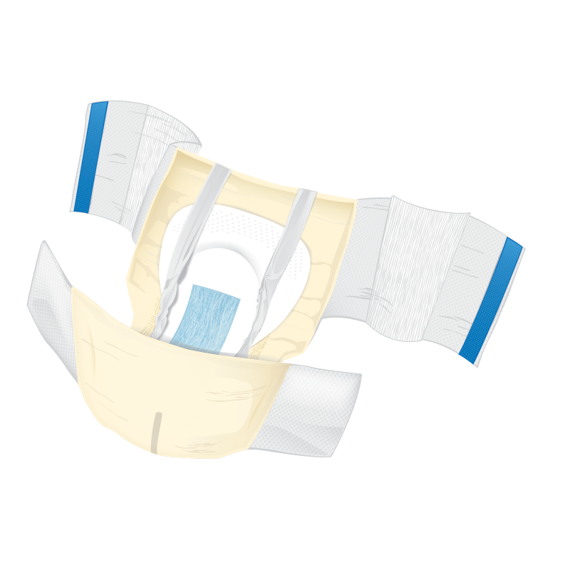 Presto Ultimate Stretch Incontinence Brief, Large - Xl, 18 Pack - 48" - 66"