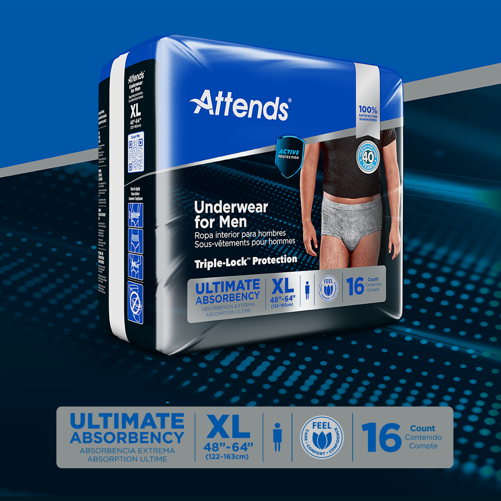 Attends Men's Underwear, XLarge
