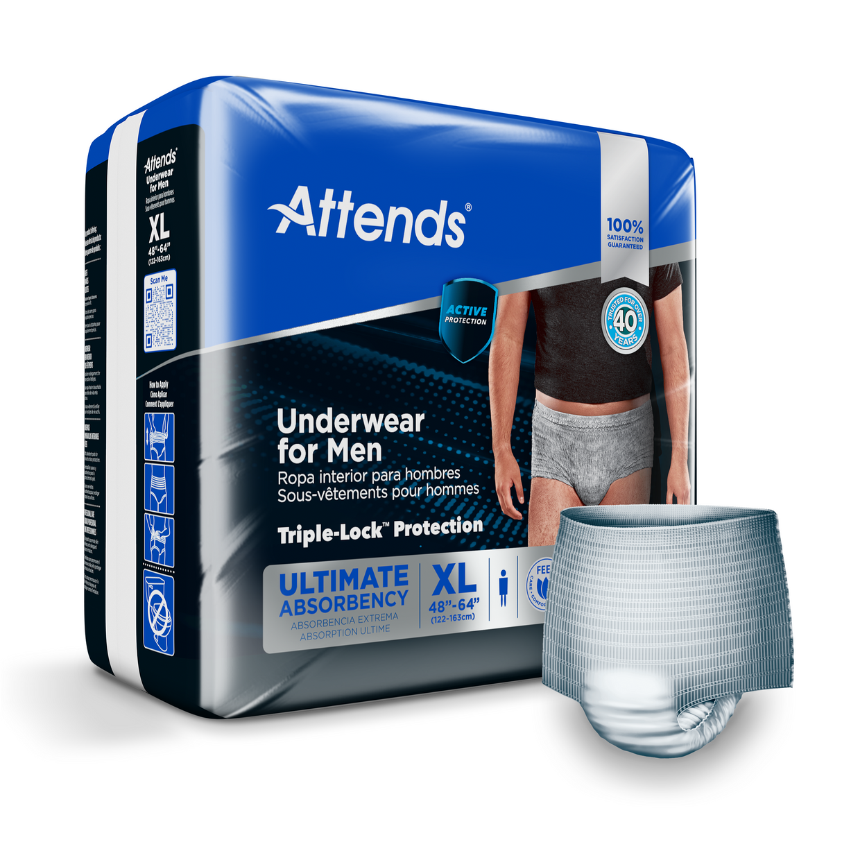 Attends Men's Underwear, XLarge