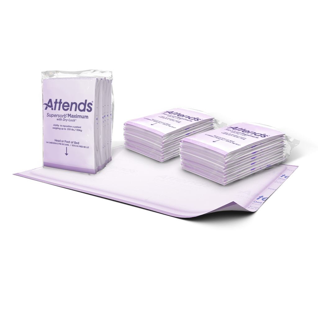 Attends Supersorb Maximum Underpads, 30"x36"