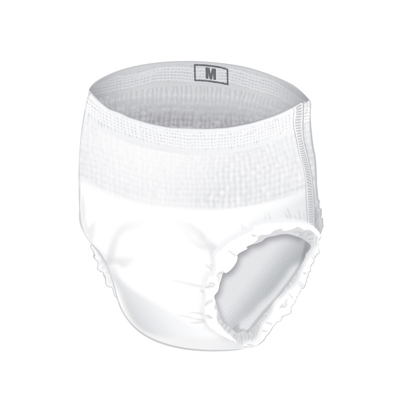 Presto Plus Incontinence Underwear, Adult, Pull-ups, Classic Plus, Medium, 32'' To 44'' White