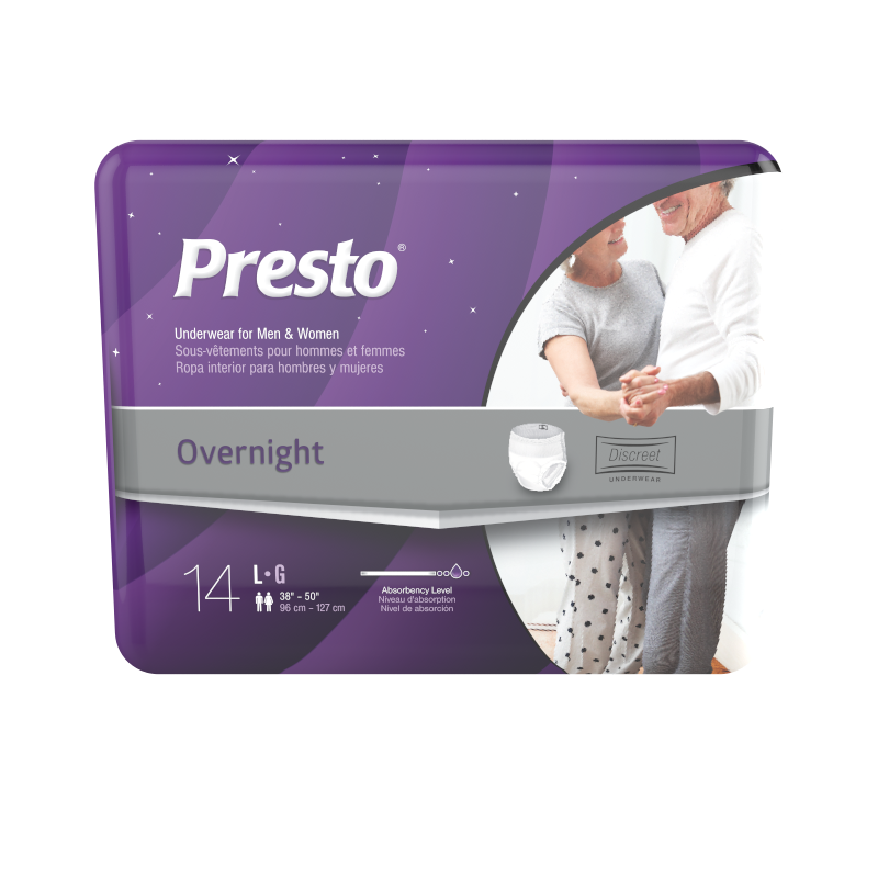 Presto Flexright Underwear, Extended Absorbency, Large, 44"-58"