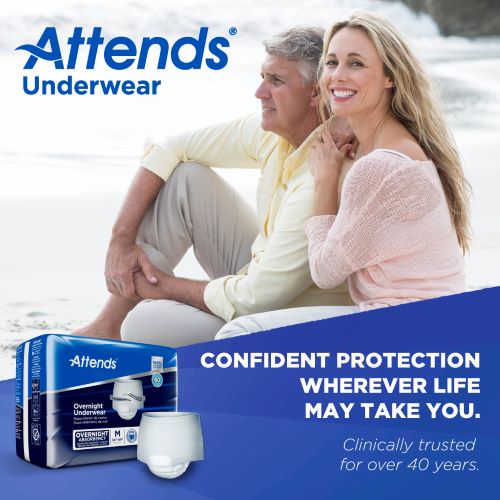 Attends Overnight Underwear, X-Large