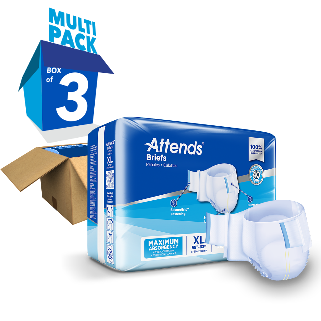 Attends Brief, Maximum Absorbency, XL