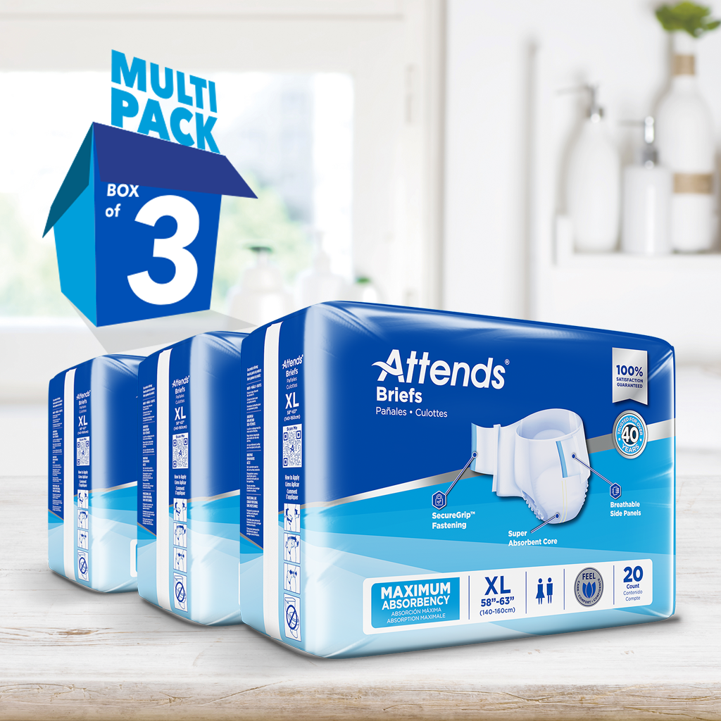 Attends Brief, Maximum Absorbency, XL