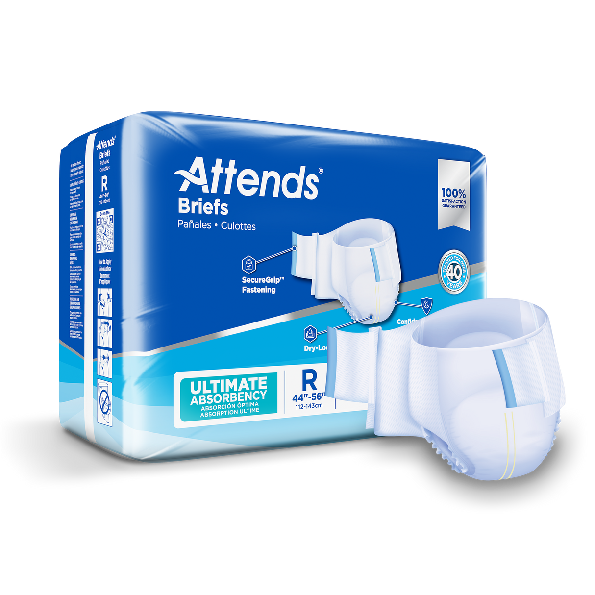 Attends Briefs, Ultimate Absorbency, Regular