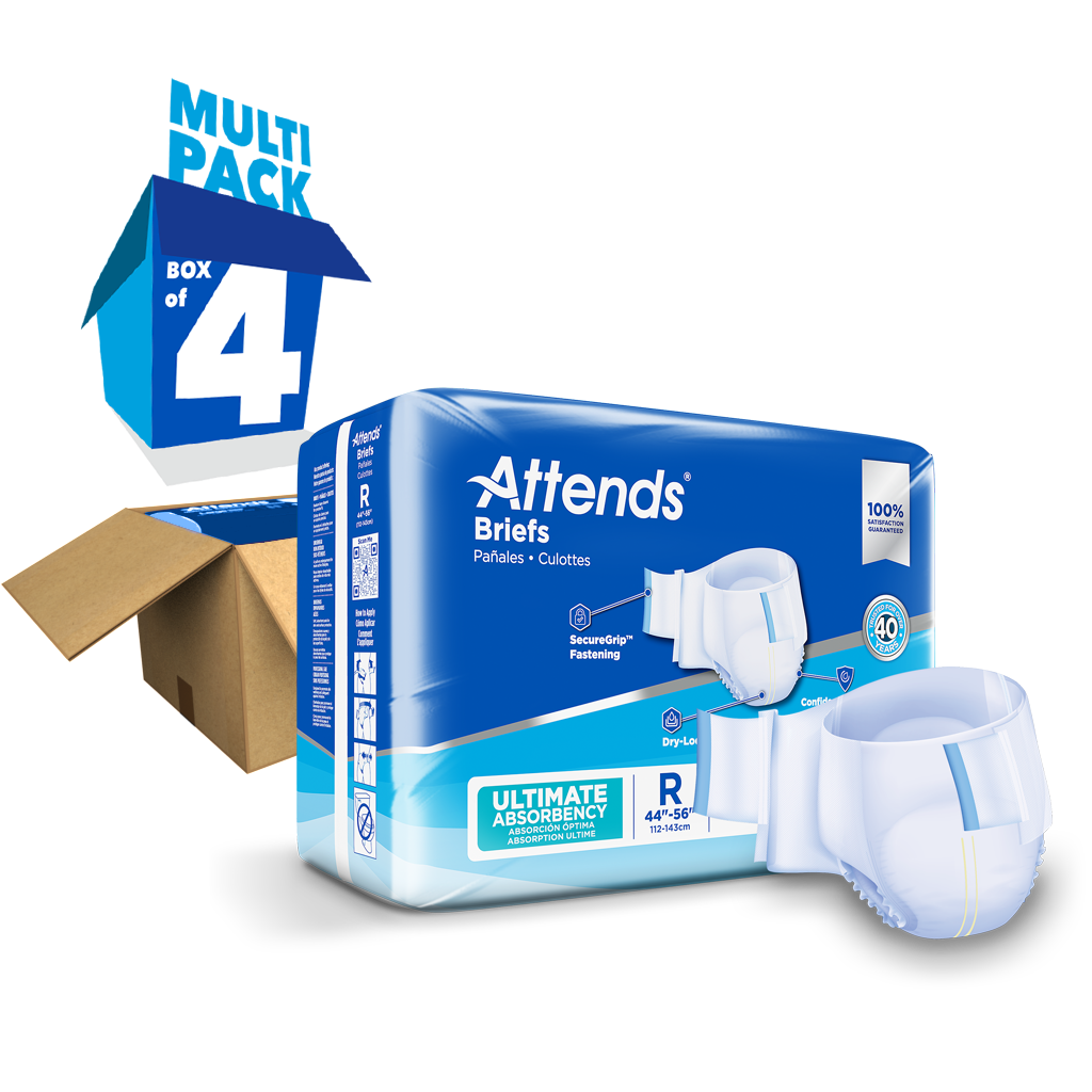 Attends Briefs, Ultimate Absorbency, Regular