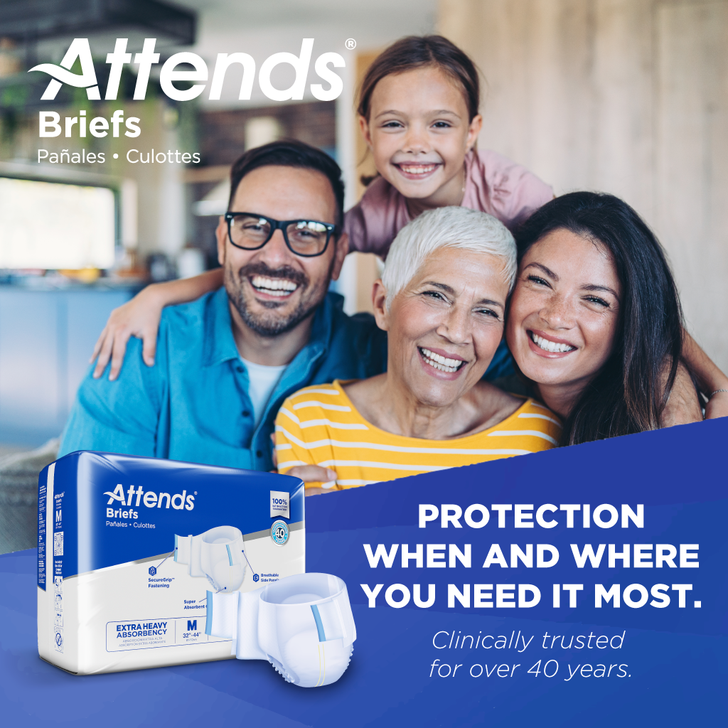 Attends Brief, Extra Heavy Absorbency, Medium