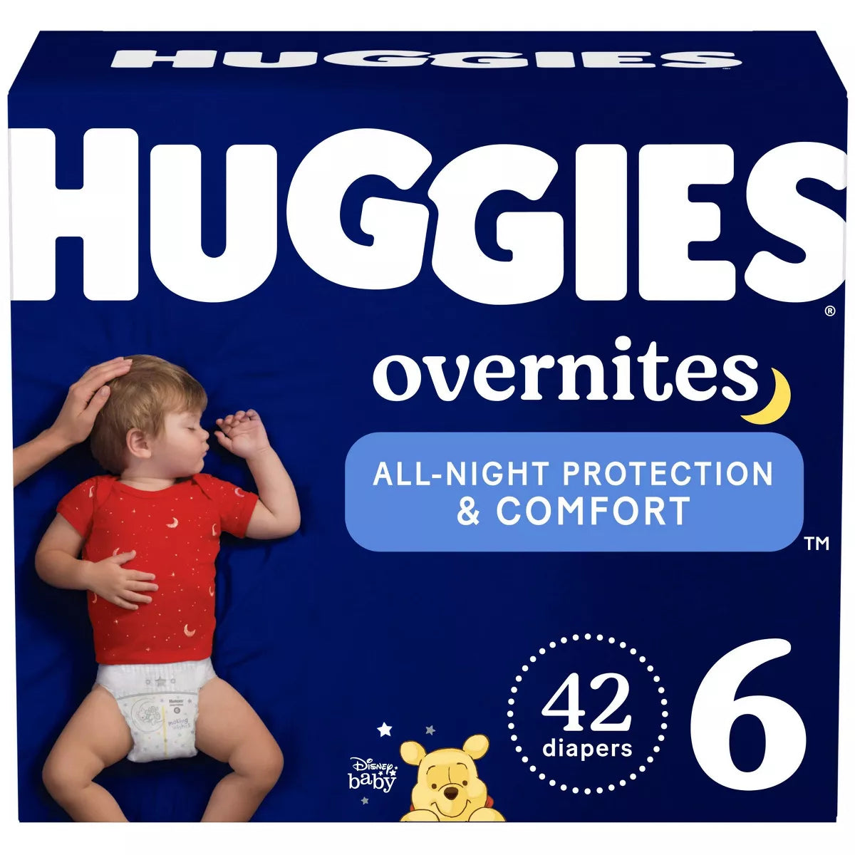 Huggies Overnites Diapers, Size 6, Jumbo Pack